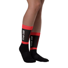 Load image into Gallery viewer, Unisex “Tough Skin” Red Race SockZ