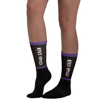Load image into Gallery viewer, Unisex “Tough Skin” Purple Haze SockZ